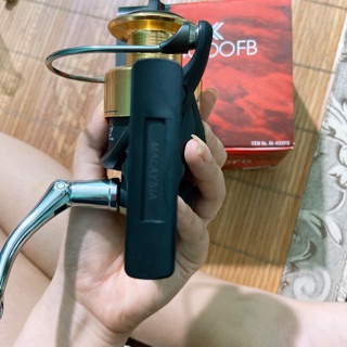 Máy Câu Cá AX 4000 màu vàng bắt mắt