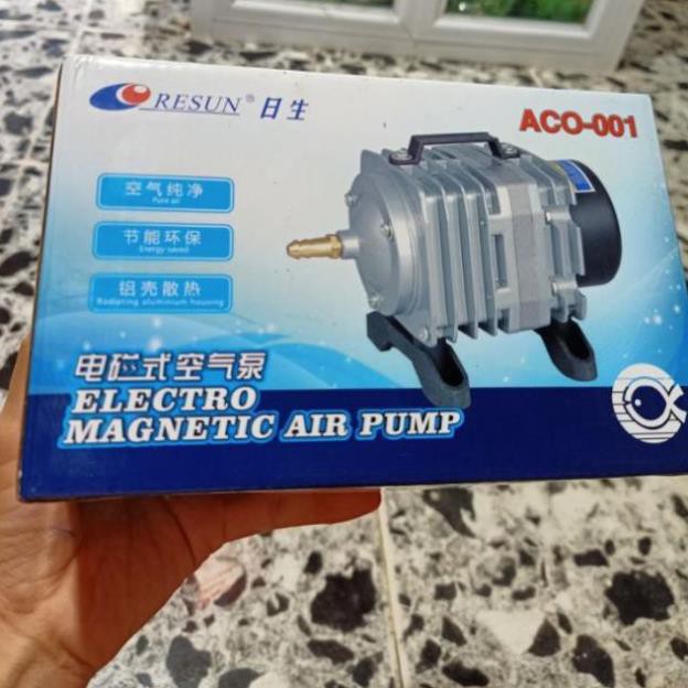 Máy sục oxi 18w Resun 001 (bao gồm 3m dây vs 4 cục sủi)