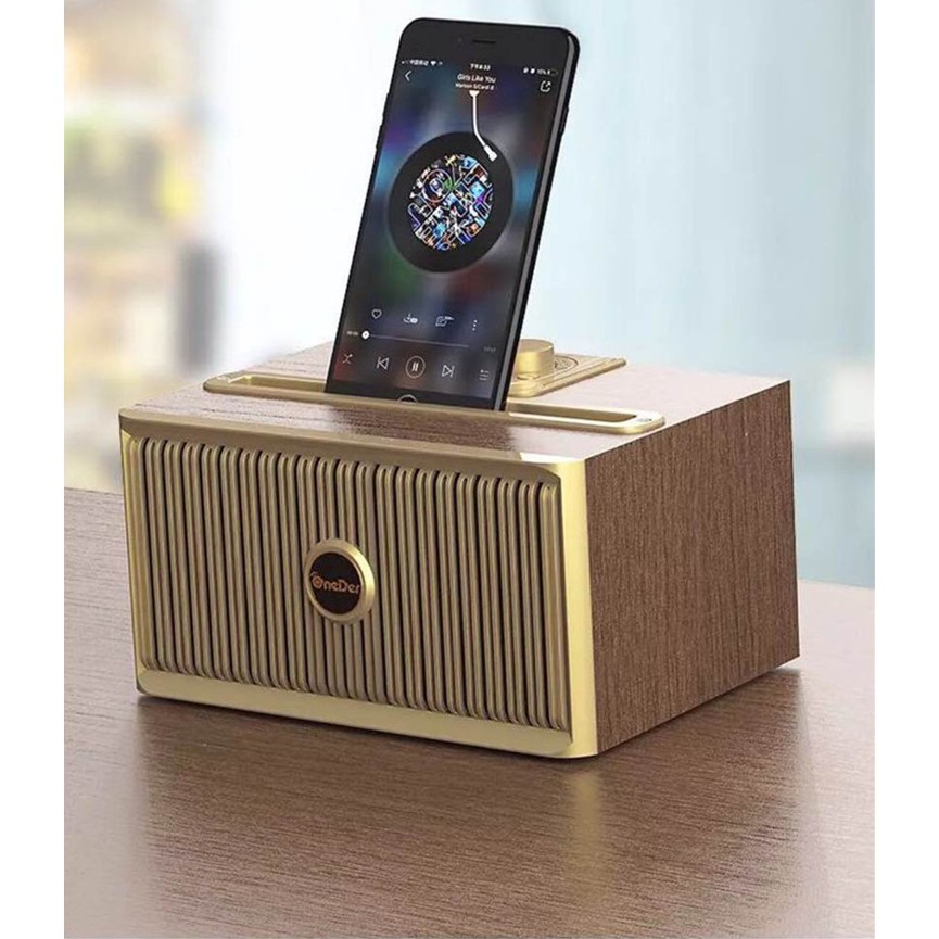 Loa Bluetooth Oneder V6 Kiểu Dáng Cổ Điển