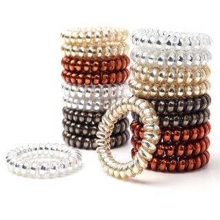 Set 5 Dây Buộc Tóc Xoắn Co Giãn Thời Trang Cho Nữ