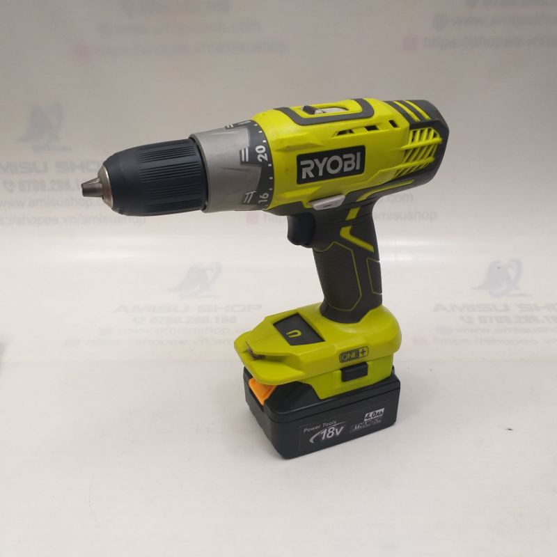 Đế Chuyển Từ Pin Makita Sang Máy Khoan Ryobi