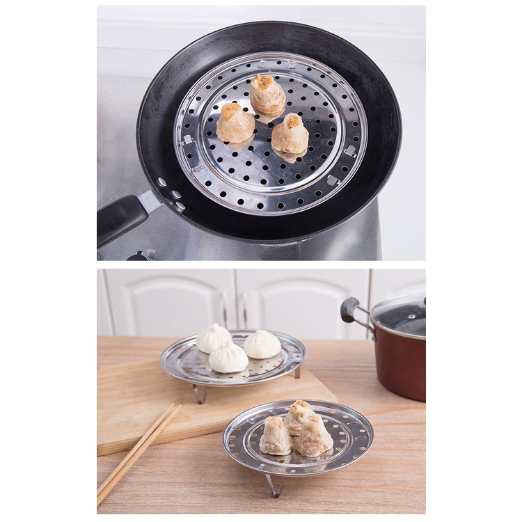 Vỉ Hấp Inox Hấp Thức Ăn, Rau Củ Bé Ăn Dặm