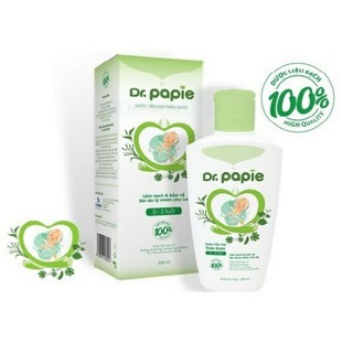 Sữa tắm gội thảo dược Dr.Papie 230ml cho bé sơ sinh - 3 tuổi