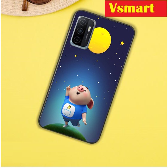 Ốp lưng dẻo TPU Vsmart Star 5 in hình Heo xinh