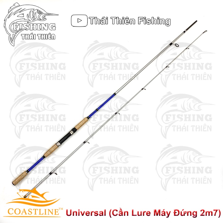 Cần Câu Lure Coastline Universal Máy Đứng 2m7 Chất Liệu Carbon Khoen 1 Chân, Cán Bần Chuyên Lóc, Chẽm, Mú