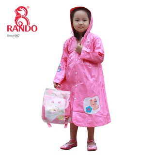 Áo mưa trẻ em Mèo Con, PVC an toàn sức khỏe RANDO
