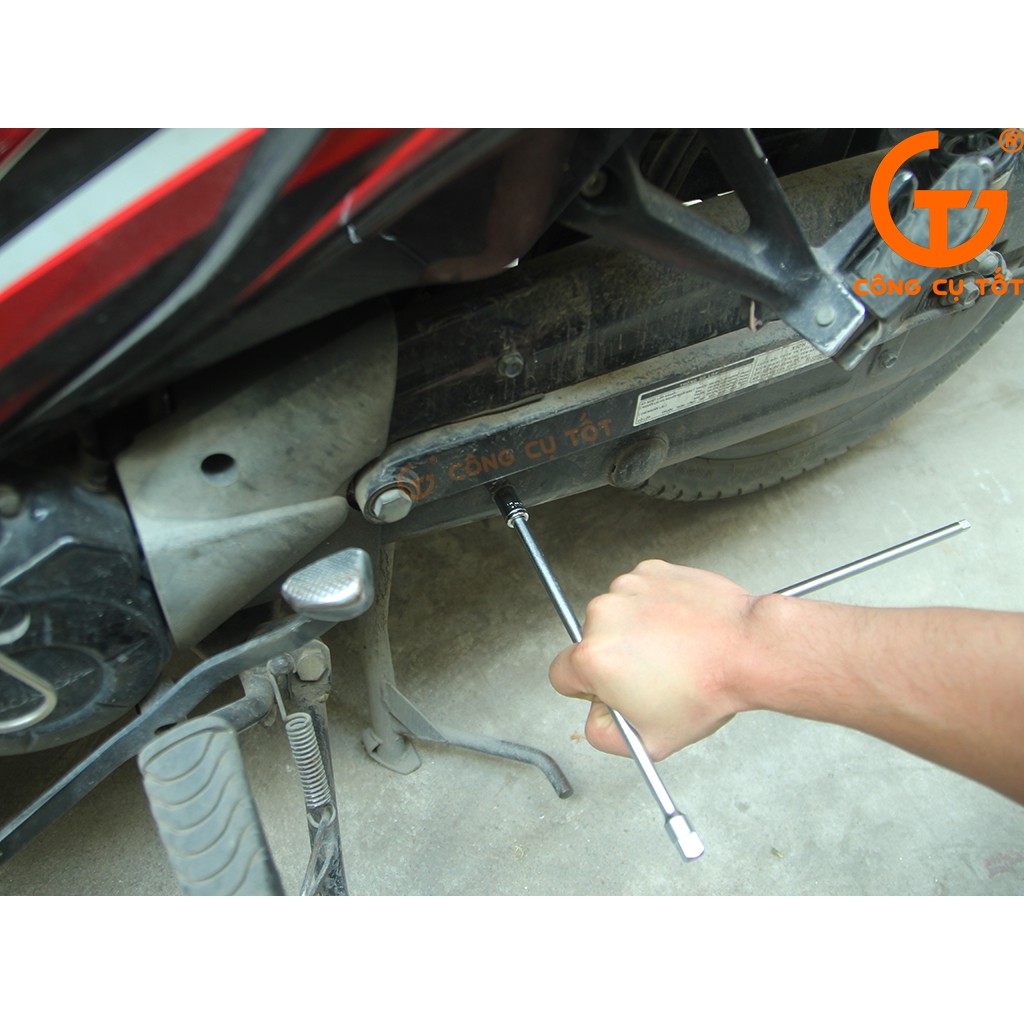 Tay vặn chữ T 3 đầu 1/4 và 3/8 Standard