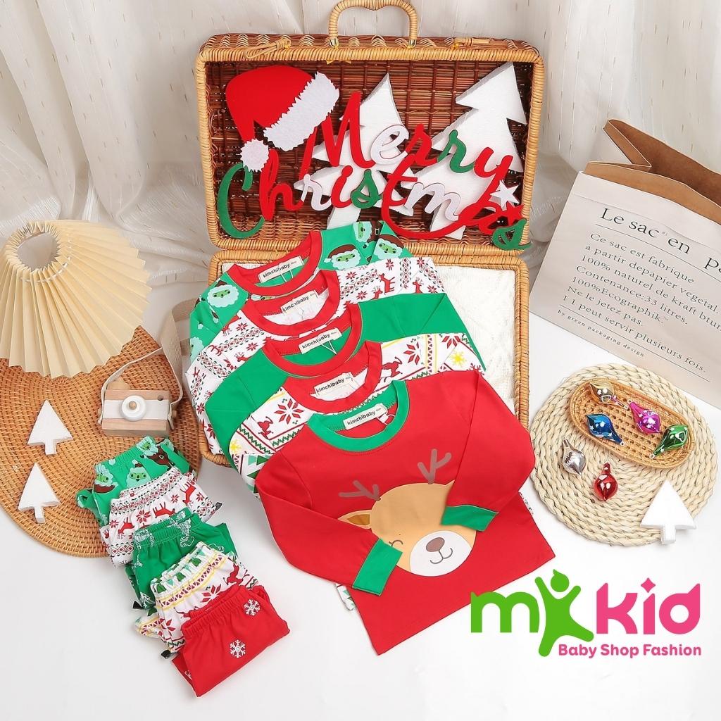 Đồ Giáng Sinh Cho Bé  Bộ NOEL Minky Mom Cho Bé Trai Bé Gái  Chất Cotton 100% dày dặn và giử ấm tốt cho bé