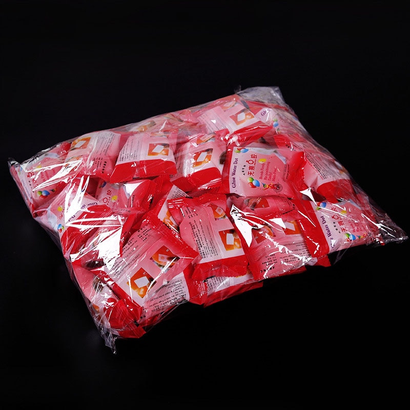 Set 100 Miếng Dán Hai Mặt Hình Tròn Trang Trí Bong Bóng Cho Tiệc Cưới/Sinh Nhật
