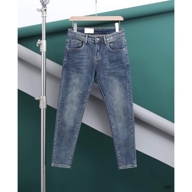 Quần Jeans Nam Cao Cấp 698 Co Dãn Trẻ Trung Năng Động