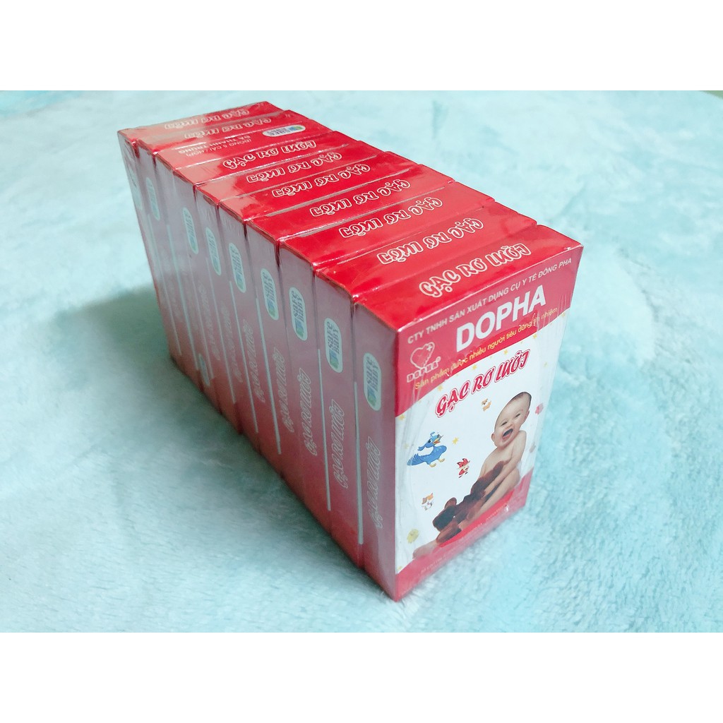 Gạc Rơ Lưỡi DP lốc 10 hộp  Vải Sợi Cao Cấp Mềm Mại, Hỗ Trợ Vệ Sinh Lợi, Lưỡi , Không Gây Cọ Sát, An Toàn Cho Bé
