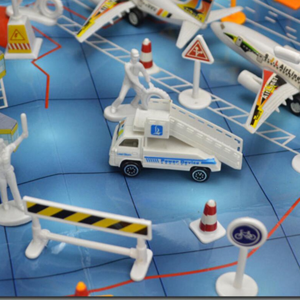 Bộ Đồ Chơi Lắp Ráp Sân Bay Độc Đáo