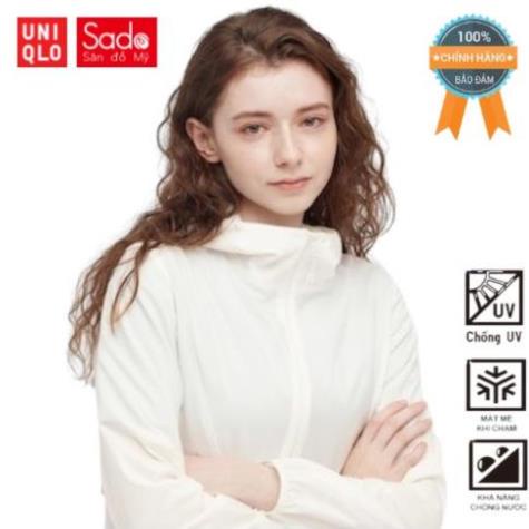 Áo chống nắng Uniqlo vải dù Women Pocketable UV Cut Parka - Mẫu NỮ size Âu