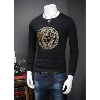 ÁO THUN NAM DÀI TAY CỔ TRÒN IN VERSACE