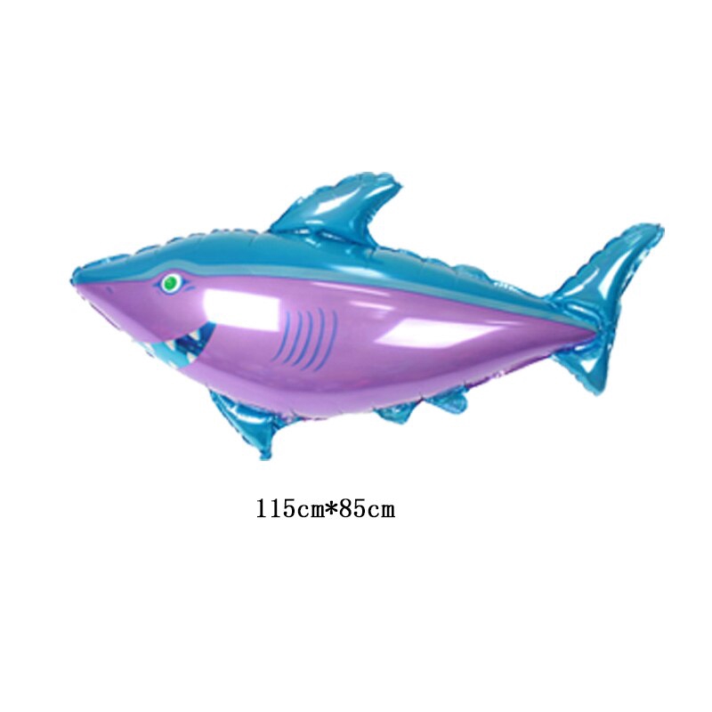 Bong Bóng Cao Su Hình Cá Mập / Cá Mập Trang Trí Tiệc Sinh Nhật Cho Bé Trai