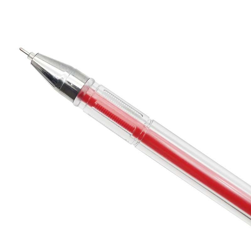 Bút Gel Có Nắp 0.5 mm - GuangBo B72020R - Màu Đỏ