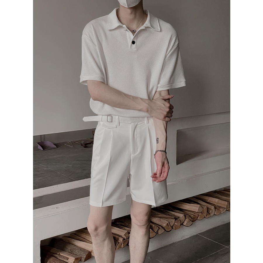 Áo Thun POLO Ngắn Tay Phong Cách Hàn Quốc Cho Nam