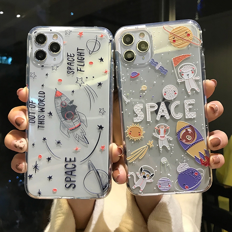 Ốp lưng iphone space trong 6/6plus/6s/6splus/7/7plus/8/8plus/x/xr/xs/11/12/pro/max/plus/promax - Awifi Case C5-5 | BigBuy360 - bigbuy360.vn