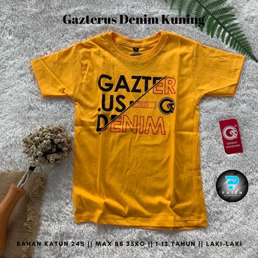 Paten Áo Sơ Mi Tay Dài / Áo Sơ Mi/ Áo Sơ Mi/ Áo Sơ Mi Trẻ Em / Áo Sơ Mi Trẻ Em / Áo Sơ Mi denim / Áo Sơ Mi Trẻ Em / Áo Sơ Mi Bé Trai / Bé Gái 1-12 Tuổi / gazterus / Áo Sơ Mi Màu Vàng / gazterus / gazterus / Áo Sơ Mi Vàng