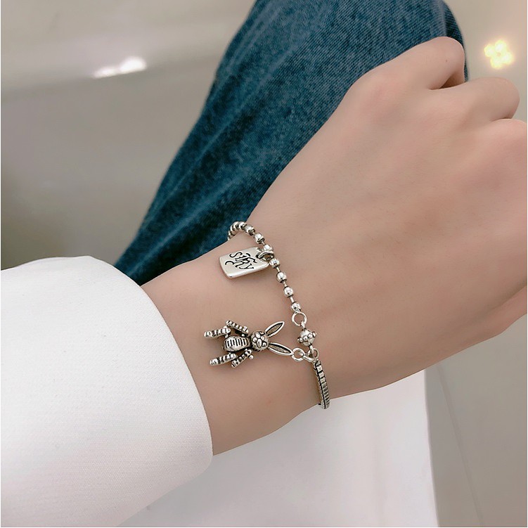 Vòng tay chú thỏ hoạt hình độc đáo, cá tính VT44