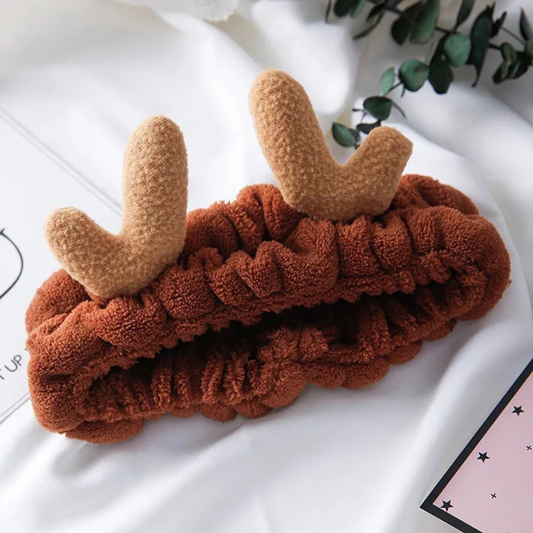 Băng Đô Cài Tóc Hình Sừng Tuần Lộc Đáng Yêu Cho Nữ