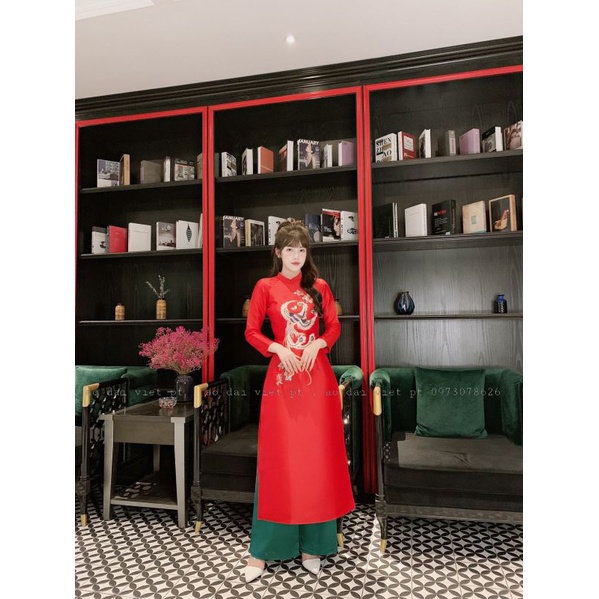 🥰 siêi phẩm sét áo dài cách tân mẹ bé gia đình cáo cấp đẹp sang chảnh. áo dài thiết kế chất tapta cao cấp