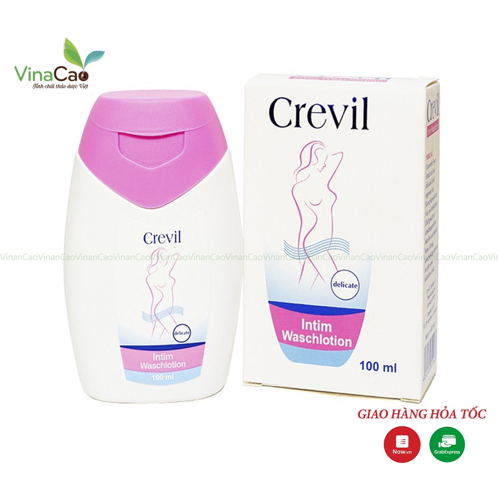 [HANG CHINH HANG]Dung dịch phụ nữ Crevil 100 ml  Sàn phẩm nhập của Đứckhông chứa xà phòng,cân bằng PH,hương thơm dịu