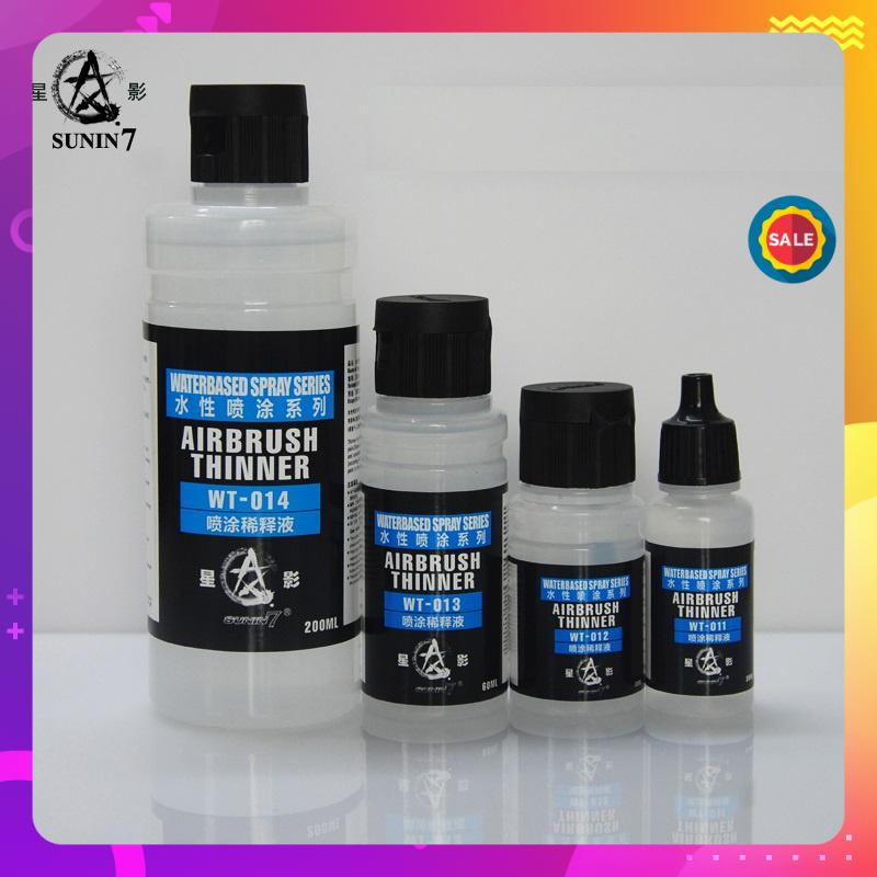 Dung dịch Pha loãng sơn Airbrush Thinner  WT011-WT013-WT014 gốc nước Sunin 7 - Sơn Mô Hình