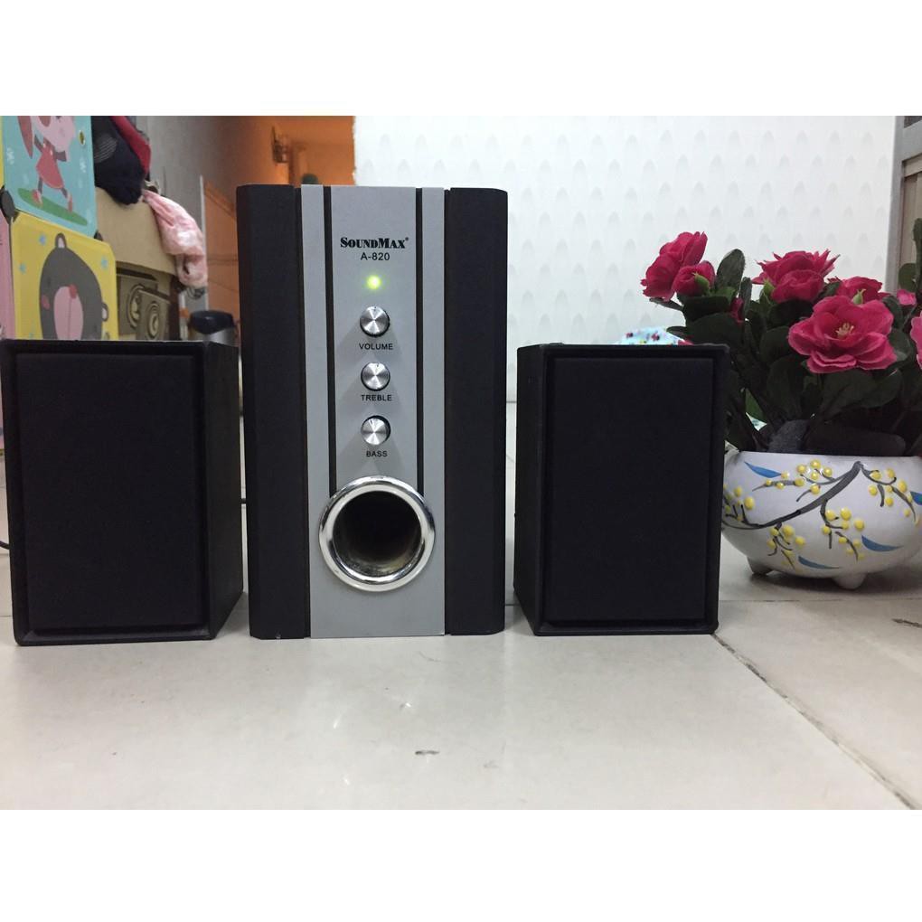 Loa vi tính Soundmax 820 cao cấp 2.1 nghe nhạc xem phim [ Tặng dây 3.5 ]