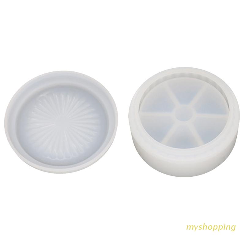 Khuôn Silicone Làm Hộp Đựng Xếp Chồng Có Nắp Trang Trí Nhà Ở