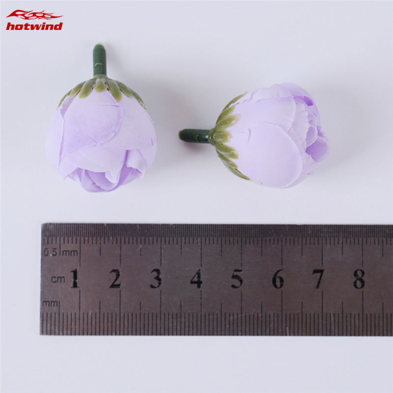 Nụ Hoa Hồng Giả 3cm Trang Trí Xinh Xắn HW