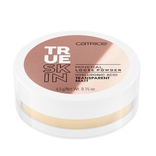 PHẤN PHỦ DẠNG BỘT CATRICE TRUE SKIN MINERRAL LOOSE POWDER HYALURONIC ACID 4.5G CHÍNH HÃNG - 8704