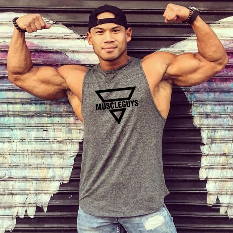 Áo thun ba lỗ phong cách thể thao thời trang cho nam