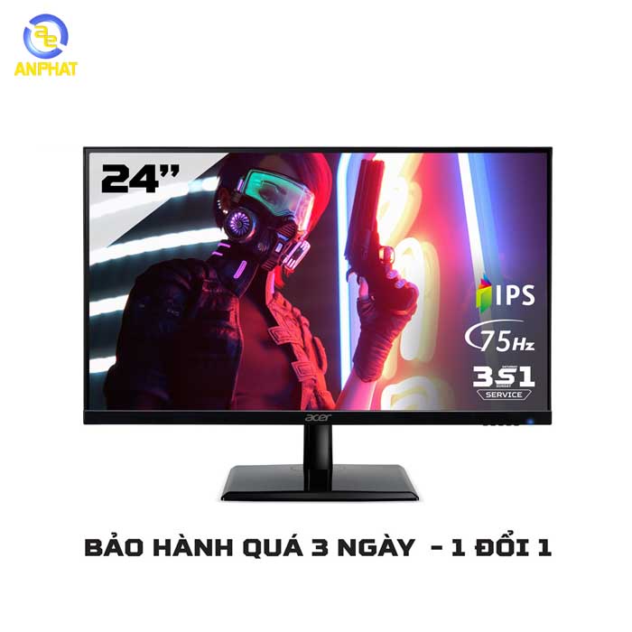 Màn hình máy tính Acer EK241Y 23.8 inch FHD IPS 75Hz - Chính hãng BH 3 năm