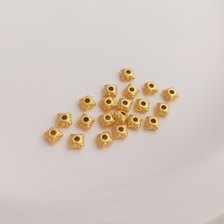 Phụ Kiện Hạt Làm Mặt Trang Sức Hình Đồng Xu/Hoa Đào/Hoa Đào Bằng Đồng Thau Độ Bền Cao Màu Sắc Đẹp Mắt diy