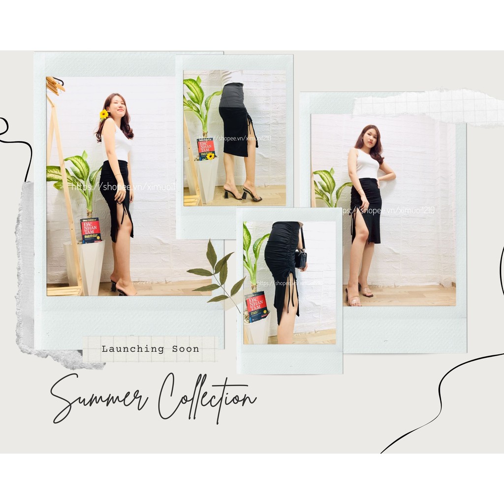 Chân Váy Rút Dây 1 Bên_Tôn dáng_Vải Dày_Siêu Co Giãn [Video+Ảnh Thật] | BigBuy360 - bigbuy360.vn