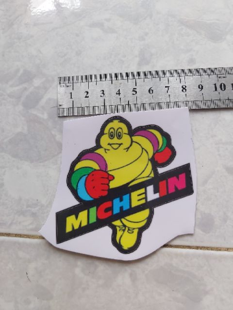 Tem Decal Michelin Nhiều Màu Dán Xe Giá Rẻ #2k/tem