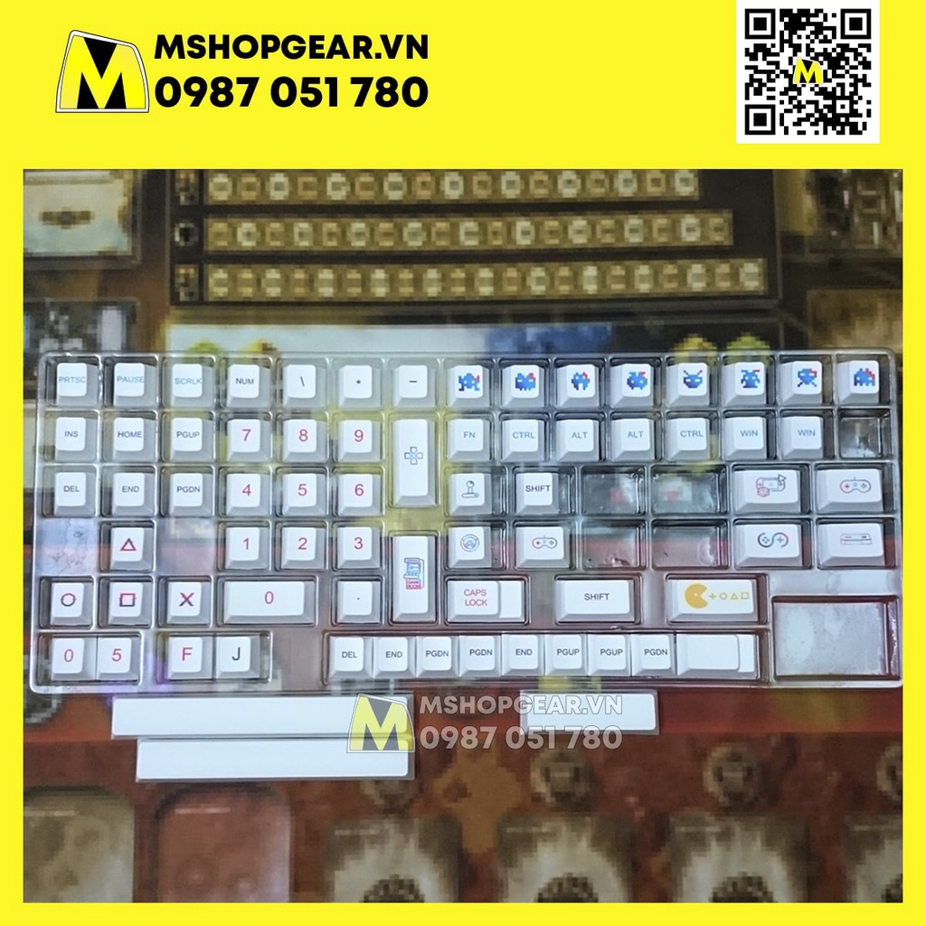 Keycap Gamers thick pbt cherry profile dye-sub - Font Gamer - Font thường