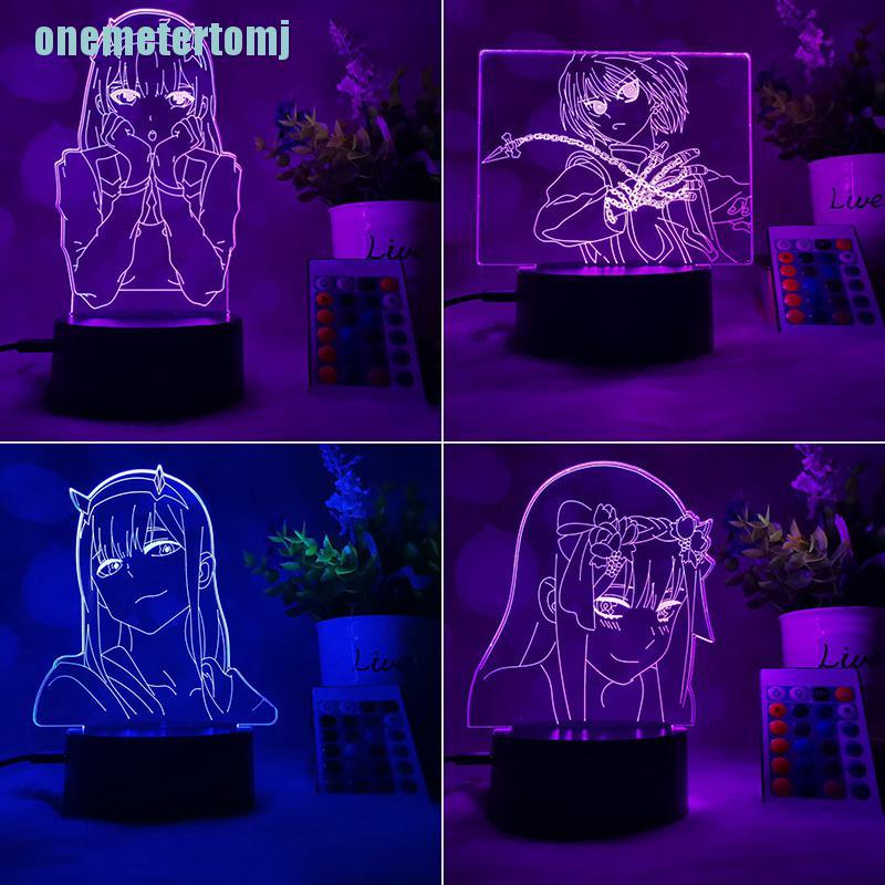 Đèn Led 3d Hình Anime Darling In The Franxx Zero