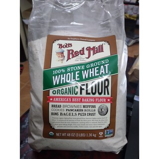 Bột Mì Nguyên Cám Hữu Cơ ( Organic Whole Wheat ) 1,36kg [ Bob's Red Mill ]