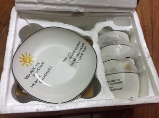 Bộ bát đĩa sứ sunshine 11 món