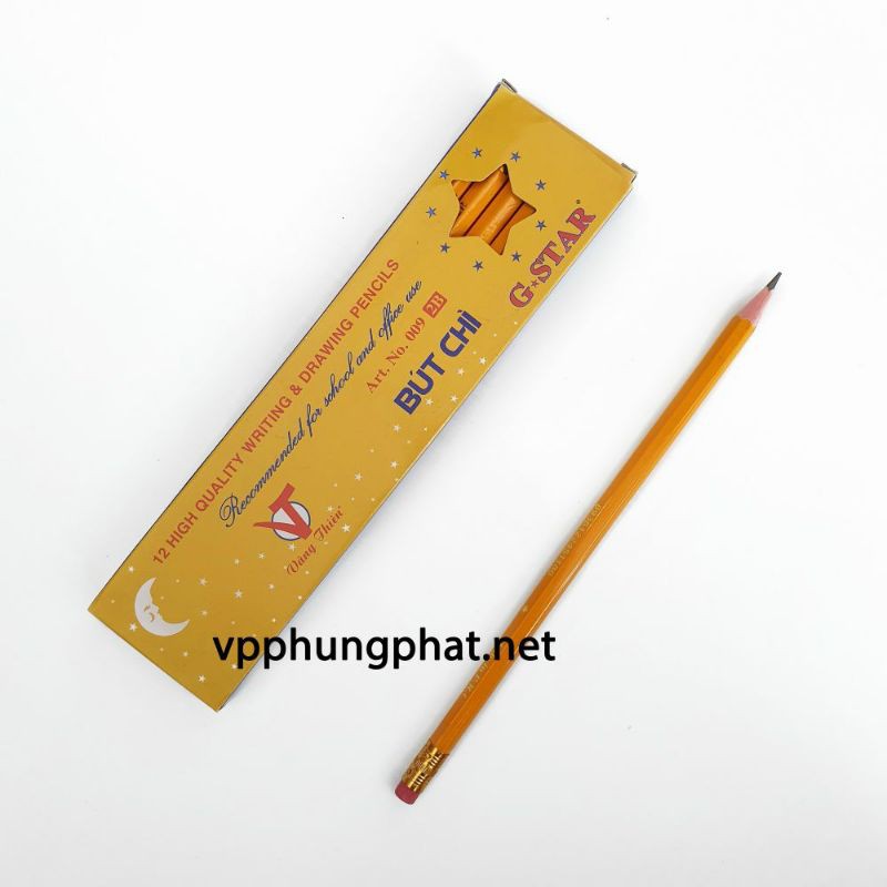 Combo 2 Hộp Bút Chì Gỗ GS 009 2B (24 Bút)