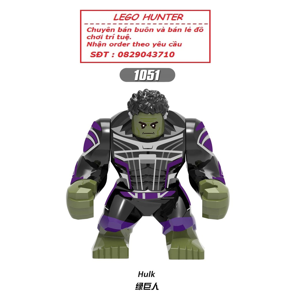 [Mã TOYSEP giảm 10% tối đa 15K đơn bất kỳ] Lego Marvel Avenger 4 Bigfig Hulk End Game Xinh