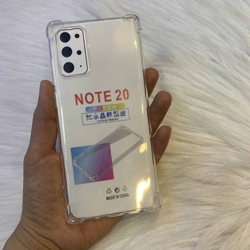 Ốp lưng silicon trong chống sốc sam sung note20/note20 ultra/note20+5G/note 8/note9/note10/note10plus/s10/
