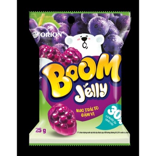 Kẹo dẻo Boom Jelly orion dâu, nho, đào