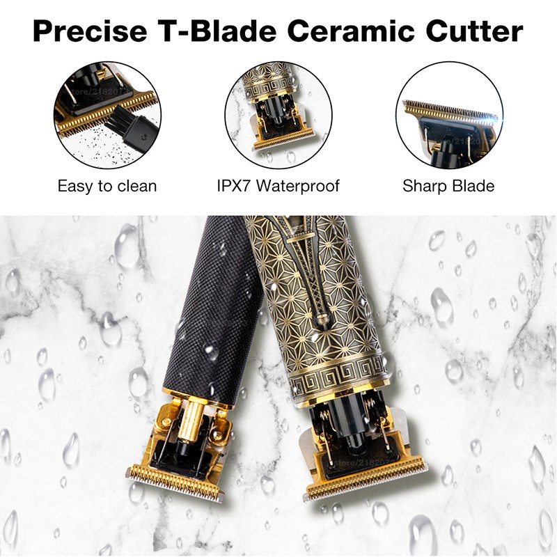 Máy cạo râu Cắt Tóc Chuyên Nghiệp Cho Nam Có Thể Sạc Lại 0mm