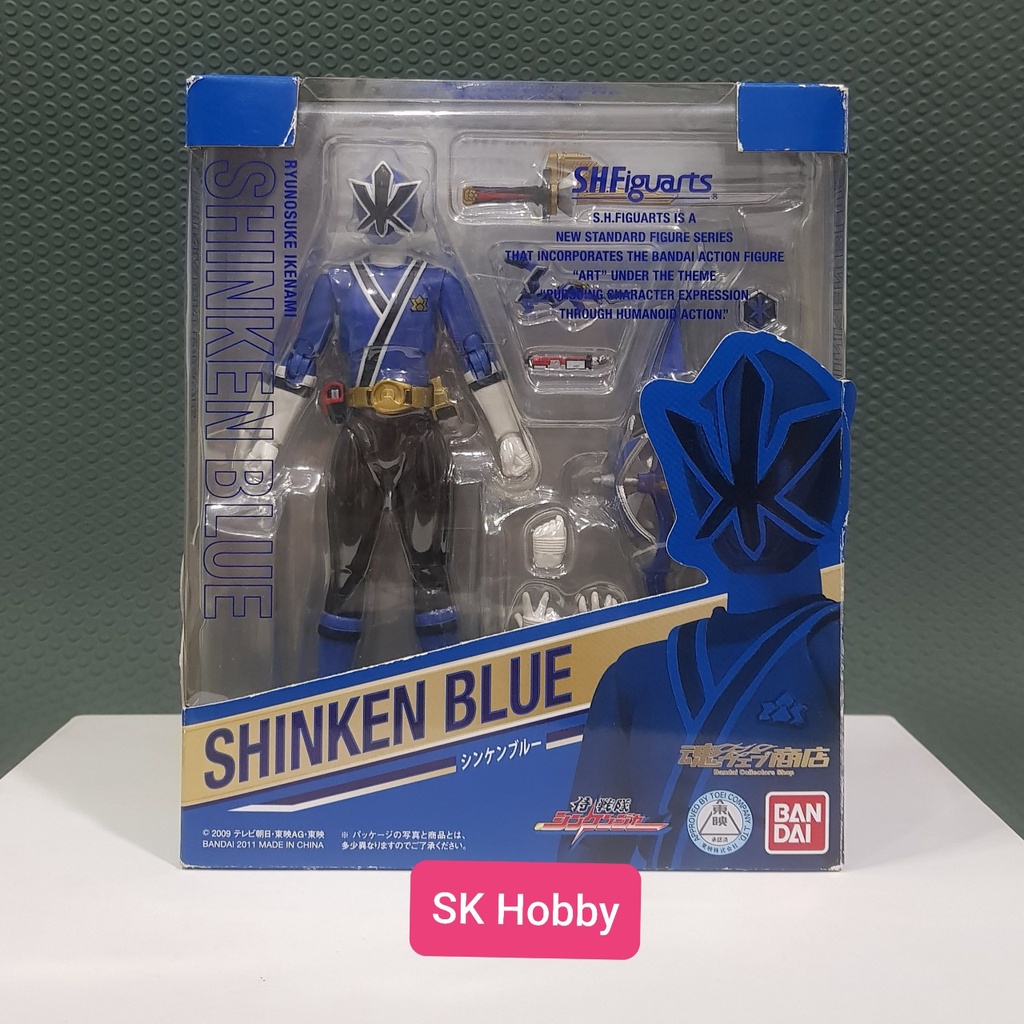 [Sẵn-Ảnh Thật] Mô Hình Bandai SHF Shinken Blue Series Super Sentai Shinkenger