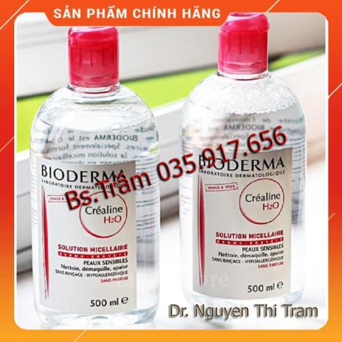 Nước Tẩy Trang Bioderma 500ml Hồng