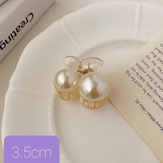 Kẹp tóc cherry đính hạt siêu xinh (3.5cm)