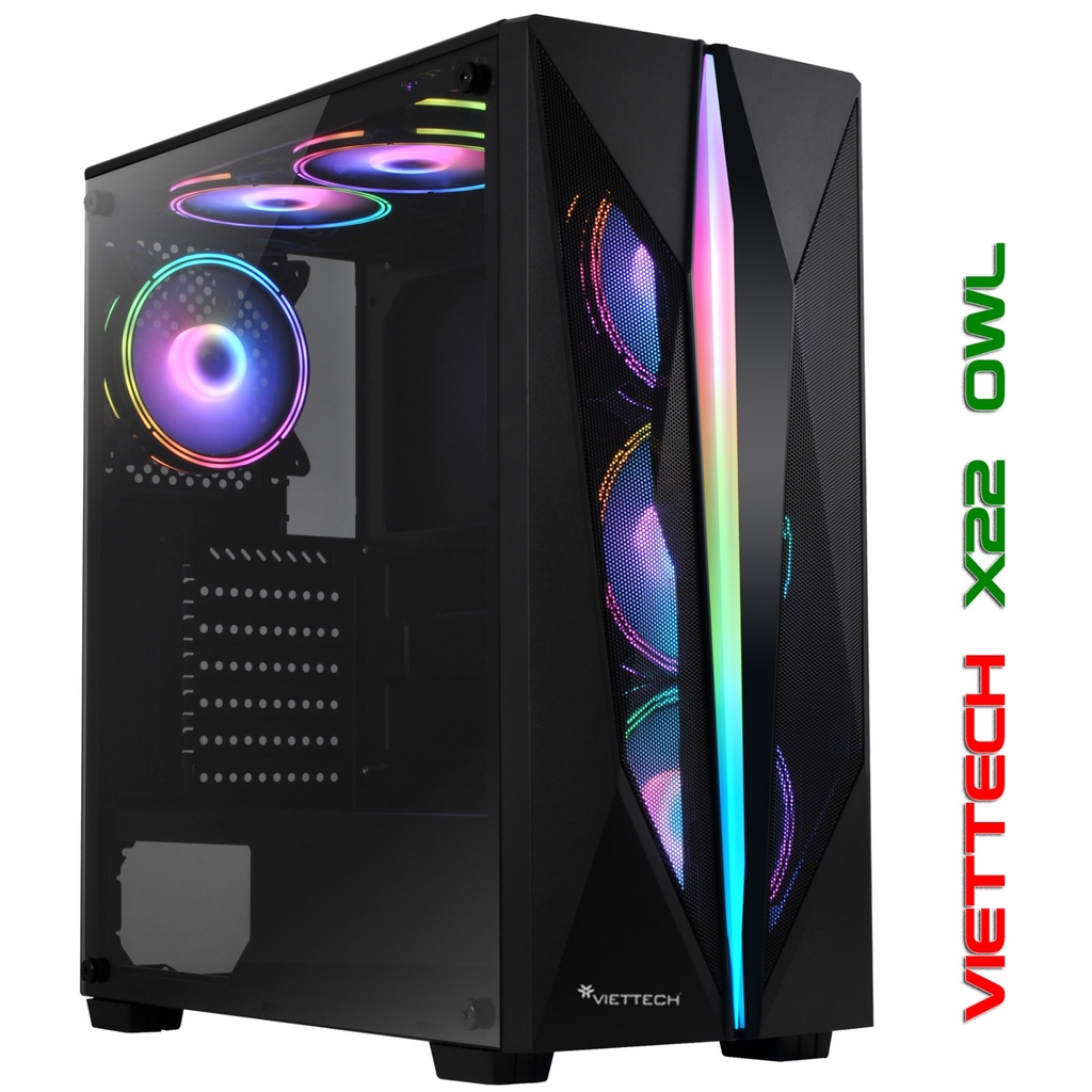 Vỏ case máy tính hiện đại VIETTECH X22 OWL